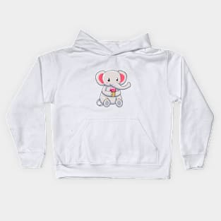 Cute Elephant Kids Hoodie